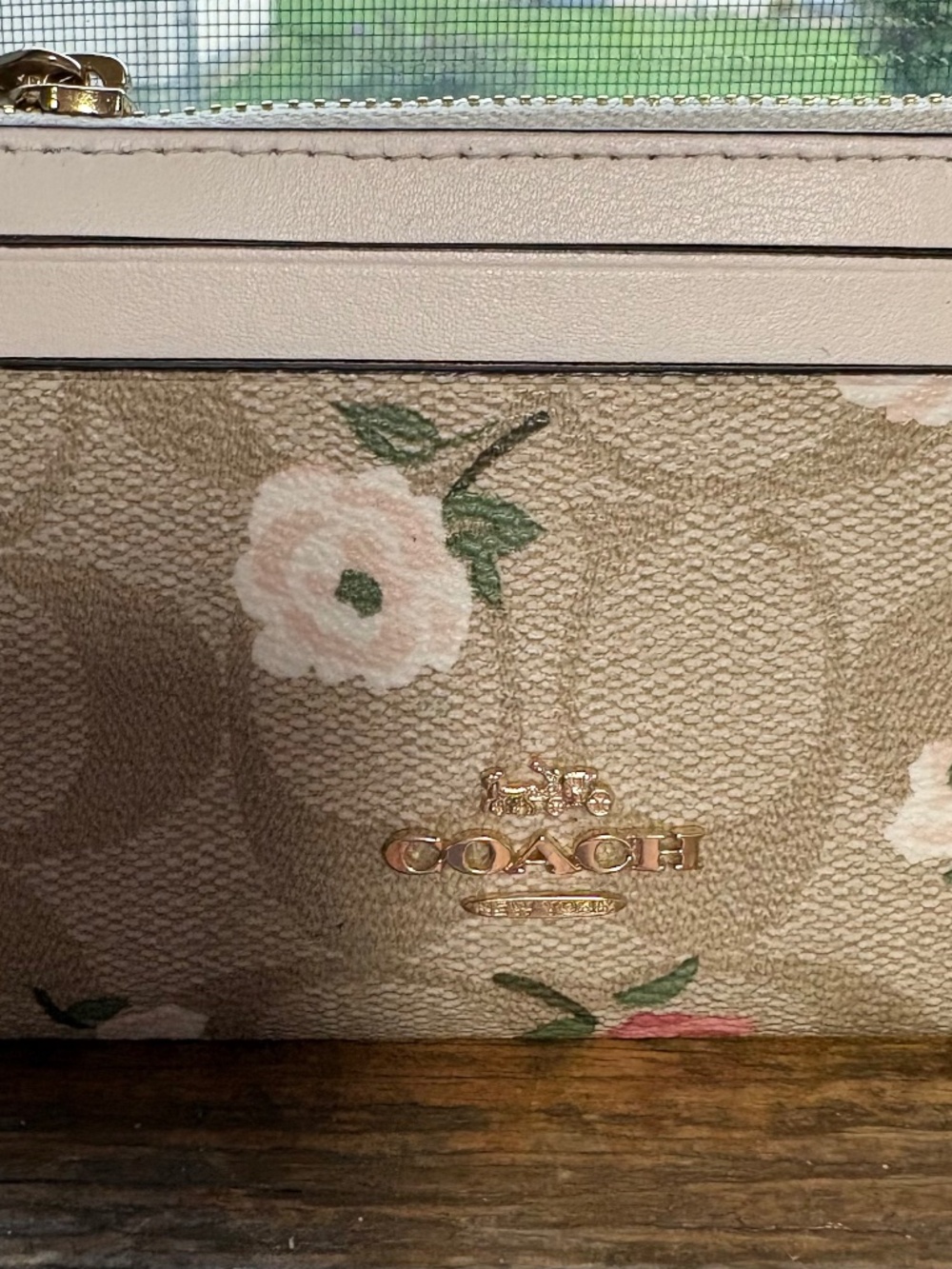 Coach card holder
